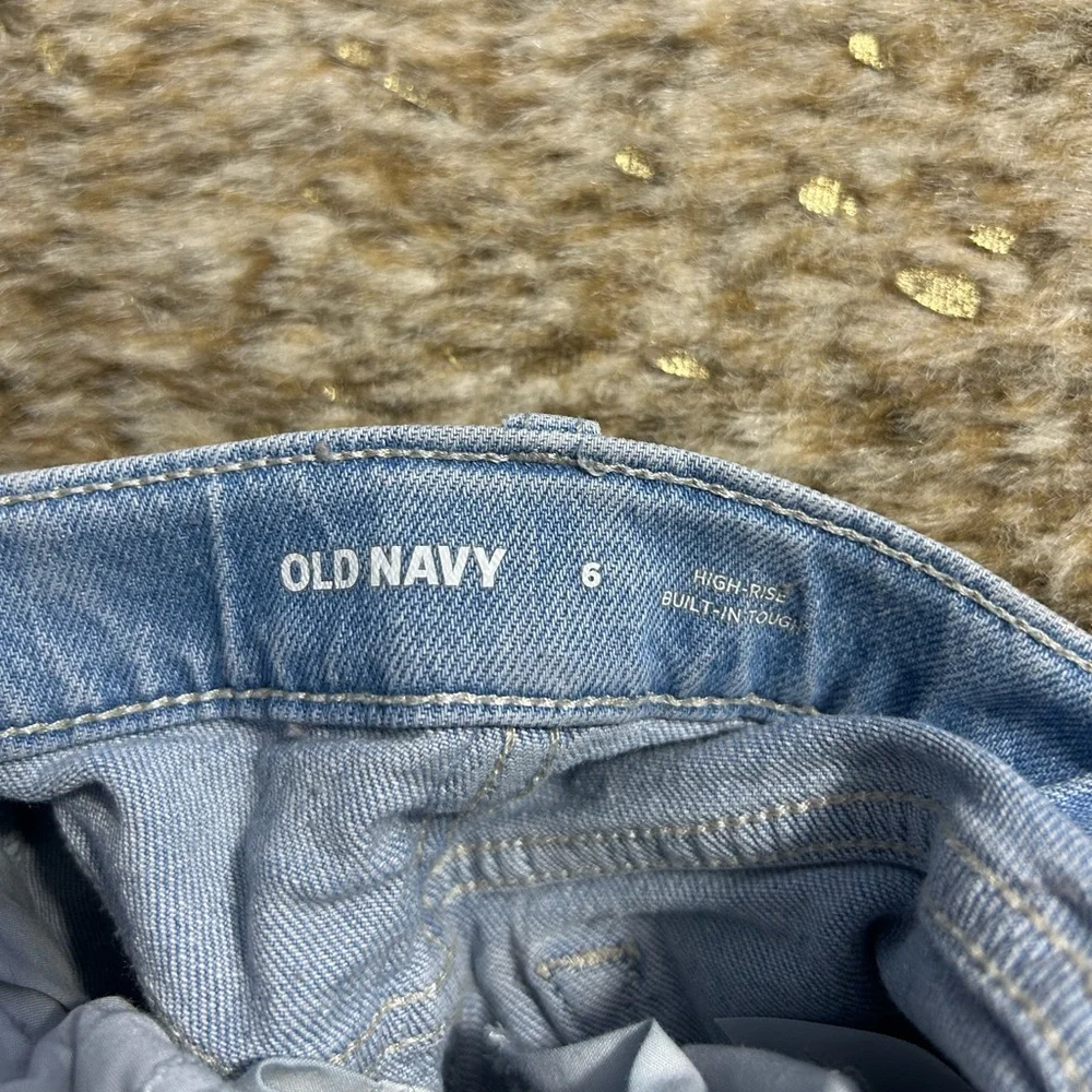 5 for‎ $25🔥Old Navy Cuffed Hem Button Fly High Rise Shorts Girls Size 6